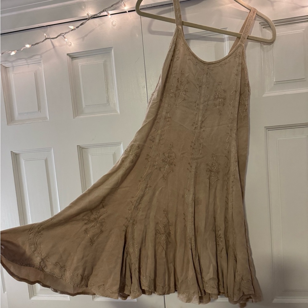 Beige Dress